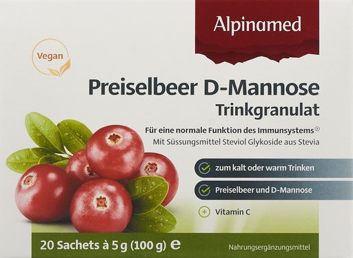 ALPINAMED Preiselbeer D-Mannose Gran 20 Btl 5 g