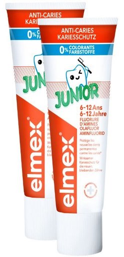 ELMEX JUNIOR Zahnpasta Duo 2 x 75 ml