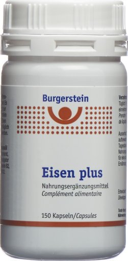BURGERSTEIN Eisen plus Weichkaps Ds 150 Stk