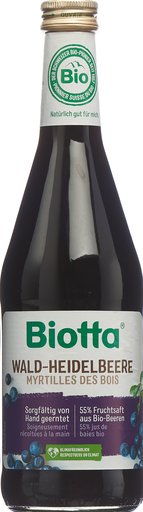 BIOTTA Waldheidelbeere Bio Fl 5 dl