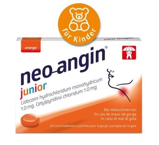 NEO-ANGIN junior Lutschtabl 24 Stk