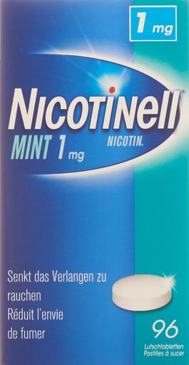 NICOTINELL Lutschtabl 1 mg mint 96 Stk