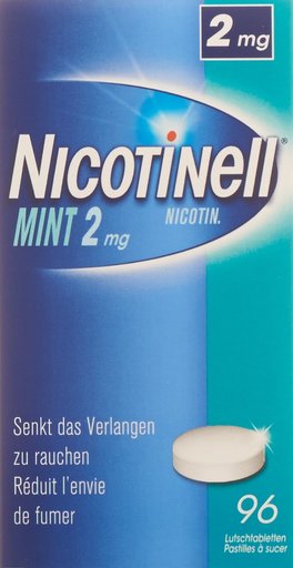 NICOTINELL Lutschtabl 2 mg mint 96 Stk