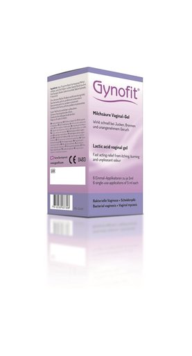 GYNOFIT Milchsäure-Gel Vaginalgel 6 x 5 ml