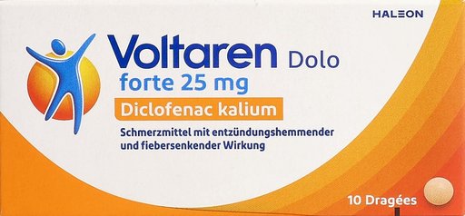 VOLTAREN DOLO forte Drag 25 mg 10 Stk