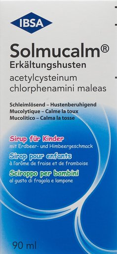 SOLMUCALM Erkältungshusten Sirup Kind Fl 90 ml