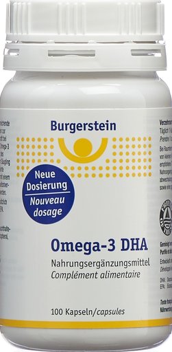 BURGERSTEIN Omega-3 DHA Weichkaps Ds 100 Stk