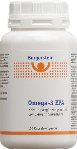 BURGERSTEIN Omega 3-EPA Weichkaps Ds 100 Stk