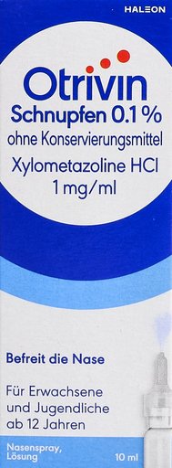 OTRIVIN Schnupfen Dosierspray 0.1 % o Kons 10 ml