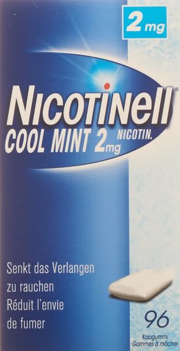 NICOTINELL Gum 2 mg cool mint 96 Stk