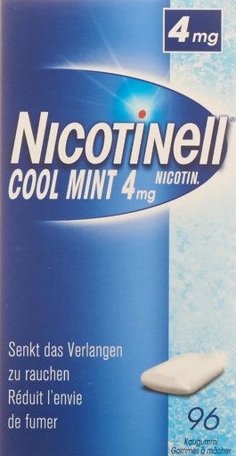 NICOTINELL Gum 4 mg cool mint 96 Stk