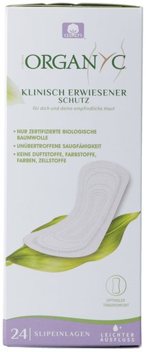 ORGANYC Slipeinlagen extra dünn light flow 24 Stk