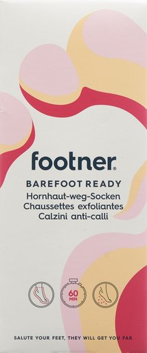 FOOTNER Hornhaut weg Socken Barefoot ready