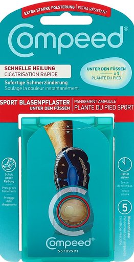 COMPEED Blasenpflaster unter den Füssen 5 Stk