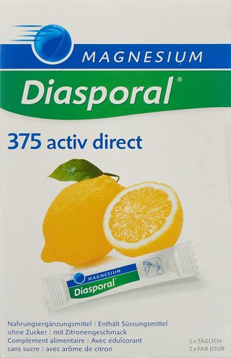 MAGNESIUM DIASPORAL Activ Direct zitrone 60 Stk