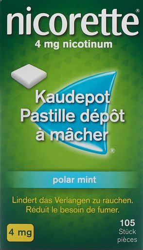 NICORETTE Polar Mint Kaudepots 4 mg 105 Stk