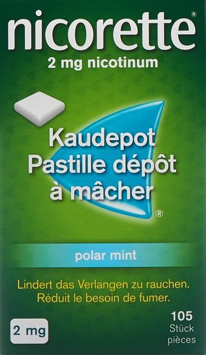 NICORETTE Polar Mint Kaudepots 2 mg 105 Stk
