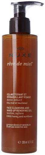 NUXE Rêve de Miel Gel Démaq Visage 200 ml