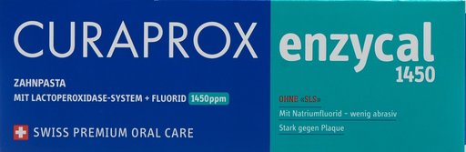 CURAPROX Enzycal 1450 Zahnpasta D/F/E 75 ml