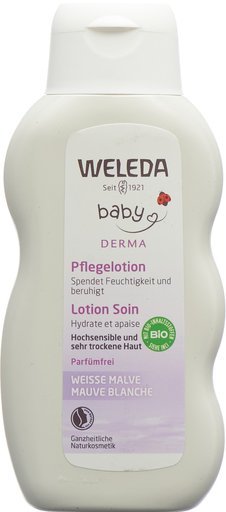 WELEDA BABY DERMA Pflegelotion weisse Malve 200 ml
