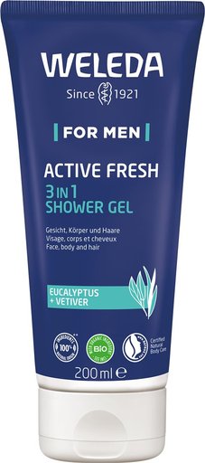 WELEDA FOR MEN Duschgel Aktiv Tb 200 ml