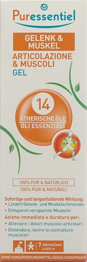 PURESSENTIEL Gelenk & Muskel Gel 14 äth Öle 60 ml