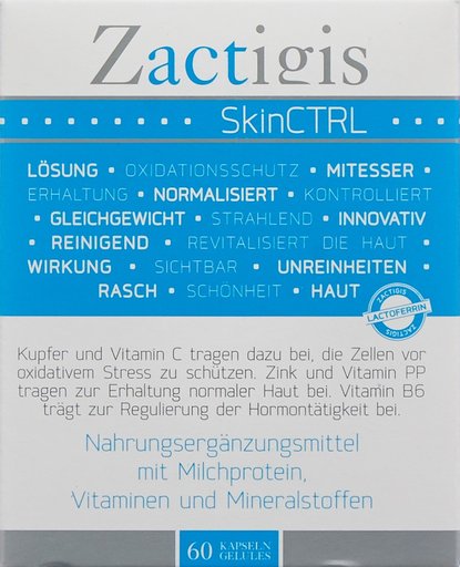 ZACTIGIS SkinCTRL Gélules 60 Stk