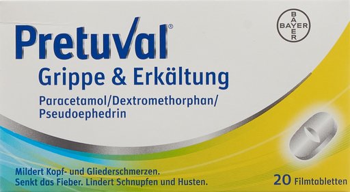 PRETUVAL Grippe und Erkältung Filmtabl 20 Stk