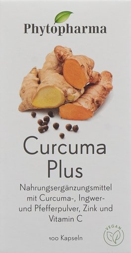 PHYTOPHARMA Curcuma Plus Kaps Fl 100 Stk