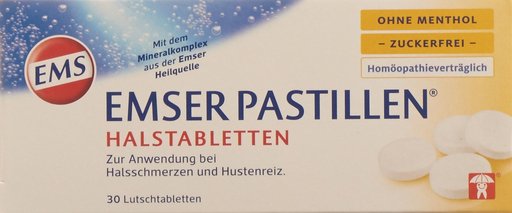 EMSER Pastillen zuckerfrei ohne Menthol 30 Stk