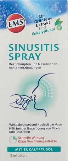 EMS Sinusitis Spray mit Eukalyptusöl 15 ml