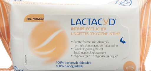 LACTACYD Intimpflegetücher 15 Stk
