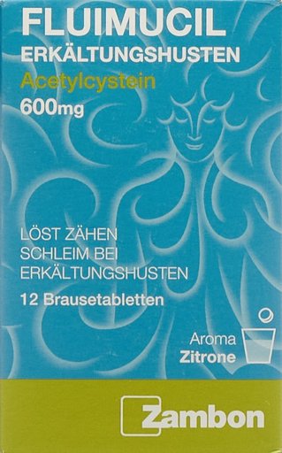 FLUIMUCIL Erkältungshust Brausetabl 600 mg 12 Stk