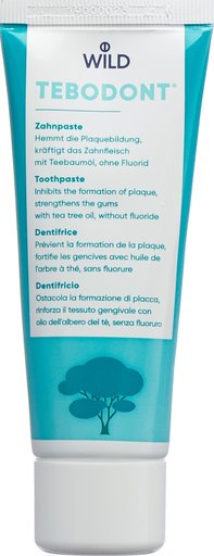 TEBODONT Zahnpaste ohne Fluorid 75 ml