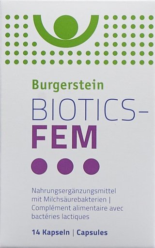 BURGERSTEIN Biotics-FEM Kaps 14 Stk