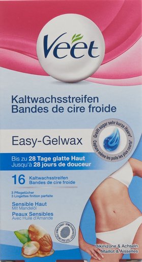 VEET Kaltwachsstreif Bikini&Achseln sens 8 x 2 Stk