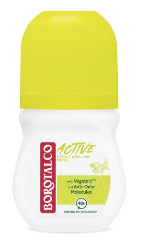 BOROTALCO Deo Active Roll-on Zitrus Lime 50 ml