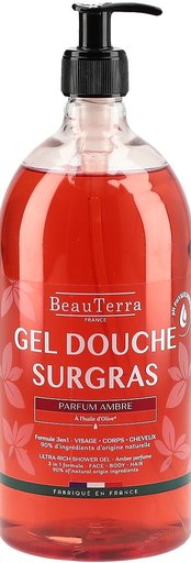 BEAUTERRA Duschgel reichhaltig Bernstein 1000 ml