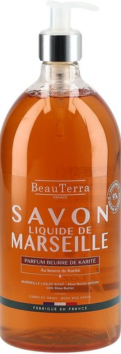 BEAUTERRA Flüssigseife Marseille Sheabutt 1000 ml