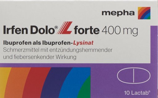 IRFEN DOLO L forte Lactab 400 mg 10 Stk