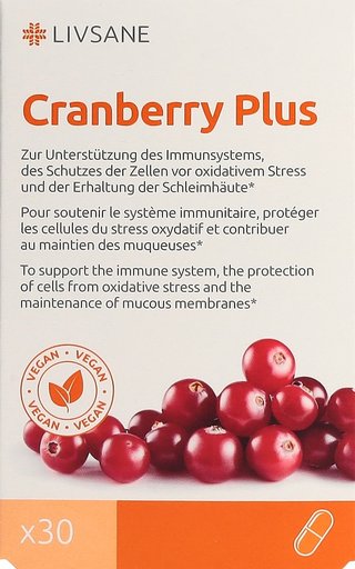 LIVSANE Cranberry Plus Kaps 30 Stk