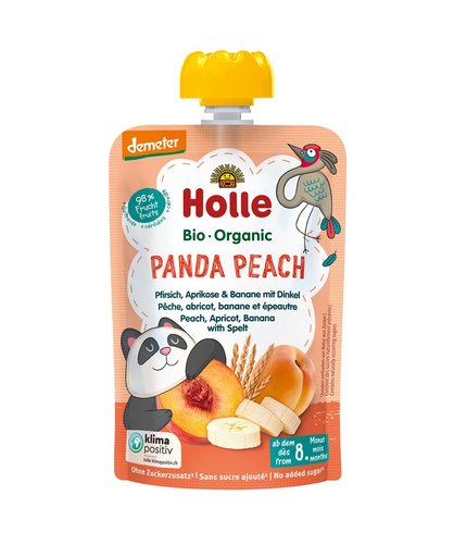 HOLLE Panda Peach Pouchy Pfi Apr Ban Din 100 g