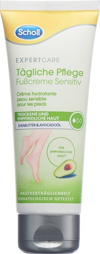 SCHOLL Tägliche Pflege Fusscreme Sensitiv Tb 75 ml