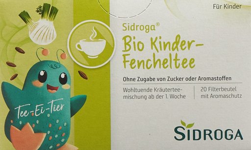 SIDROGA Bio Kinder Fencheltee 20 Stk