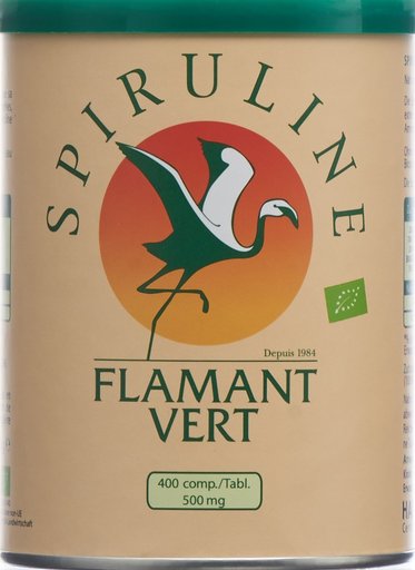 SPIRULINA Flamant Vert Bio Tabl 500 mg Ds 400 Stk