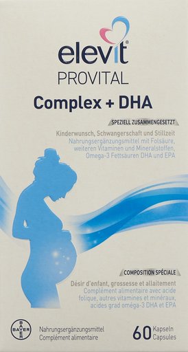 ELEVIT Provital Complex + DHA Kaps 60 Stk
