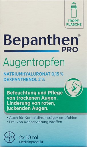 BEPANTHEN PRO Augentropfen 2 Fl 10 ml