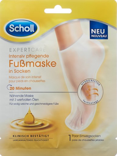 SCHOLL Intensiv pfleg Fussmaske 3-fach Ölkom 2 Stk