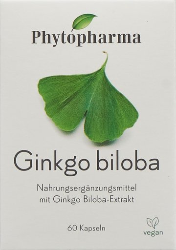 PHYTOPHARMA Ginkgo biloba Kaps Ds 60 Stk
