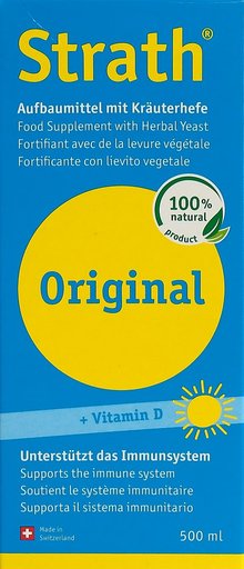 STRATH Original liq Aufbaumittel mit Vit D 500 ml